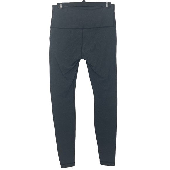 Lululemon Wunder Under Pant (Roll Down) Heathered Gray Size 10 - Picture 6 of 10
